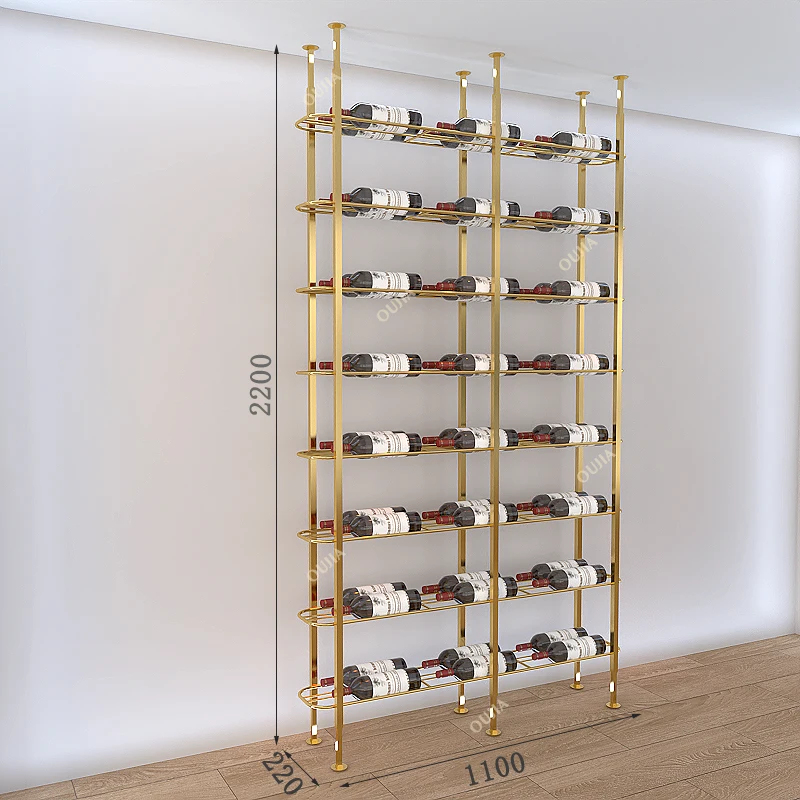 Maßgefertigtes Metall-Weinrega – Home Bar Shelf Bewertung und Preis