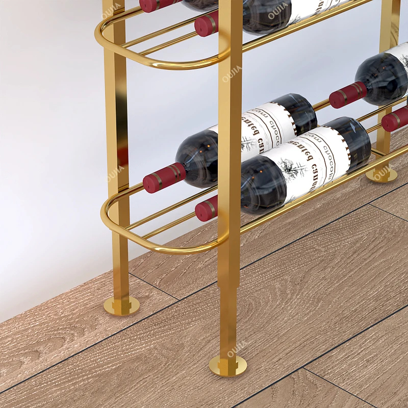 Maßgefertigtes Metall-Weinrega – Home Bar Shelf Bewertung und Preis
